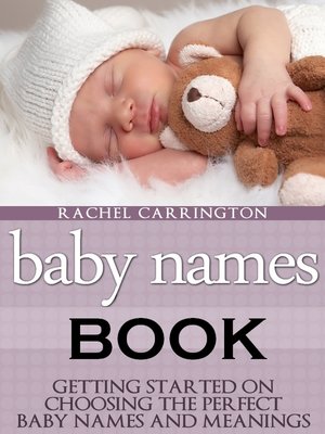 cover image of Baby Names Book
